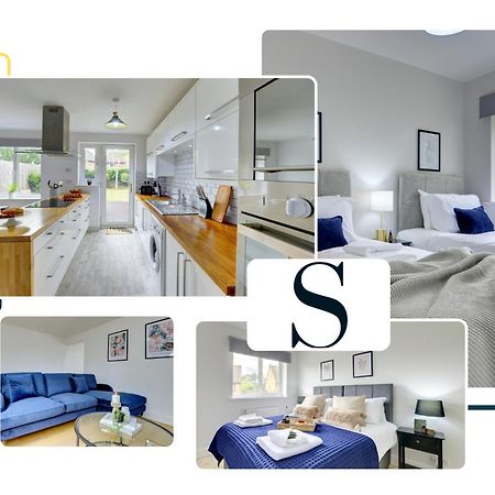 The Bernstein Executive House By Silva Short Lets & Serviced Accommodation Milton Keynes With Garden & Parking Wavendon 외부 사진